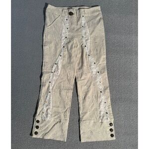 ETS Elements for Women Embroidered Capri Pants EU Size 36